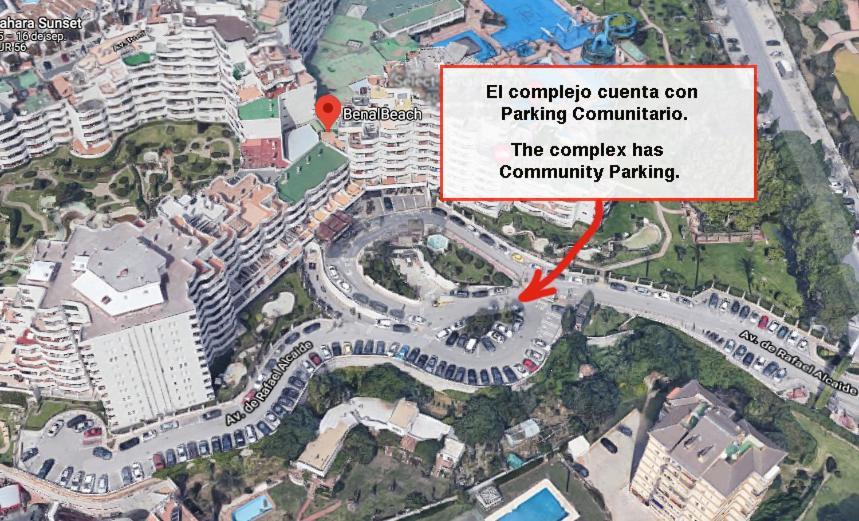 Benal Beach Suite, Parque Acuatico Y Vistas Al Mar Benalmadena Exterior photo