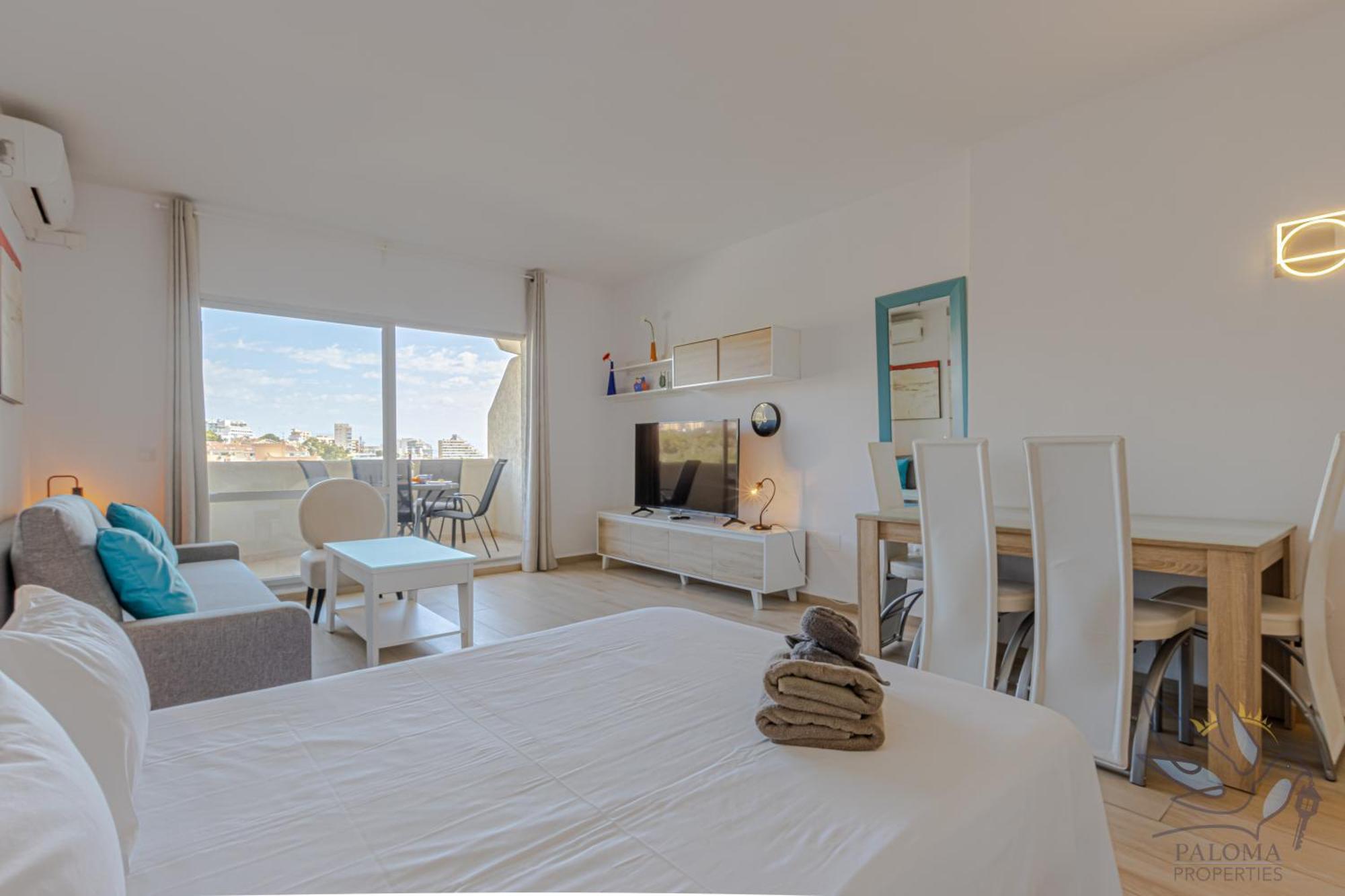 Benal Beach Suite, Parque Acuatico Y Vistas Al Mar Benalmadena Exterior photo